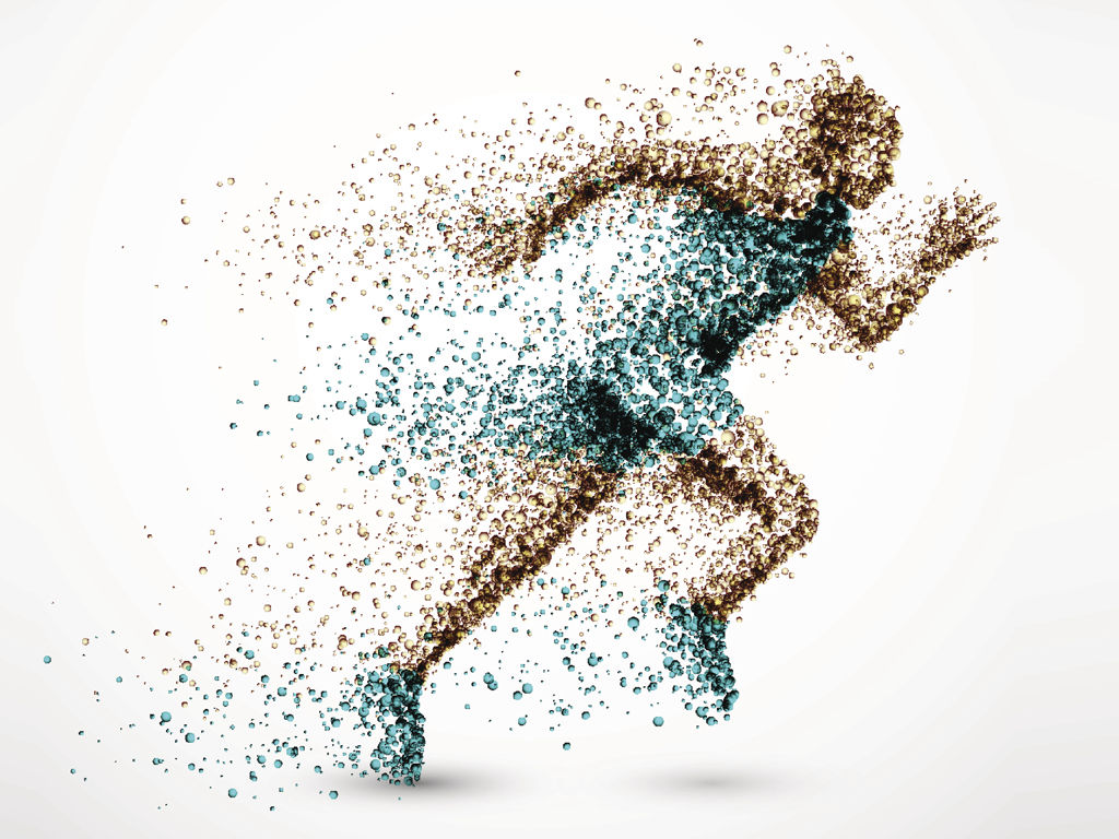 running
